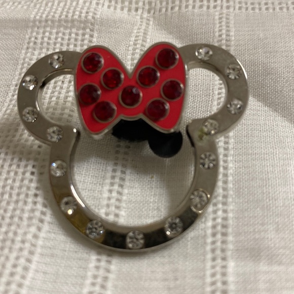 Disney Other - Minnie Mouse Rhinestone Tack Pin